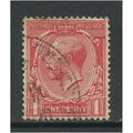 GB 1924 - 26 KGV 1d Scarlet Stamp Wmk 111 SG 41...