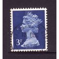 GREAT BRITAIN 1973 SG X856 3p ULTRAMARINE ONE C...