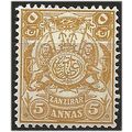 Zanzibar 1904 SG217 5a Yellow-Brown Mounted Min...