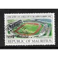 MAURITIUS 1992 AFRICAN ATHLETICS 4R ANEROOD JUG...