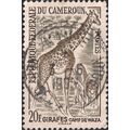 CAMEROON, MAMMALS, Giraffe, brown 1962, 20F