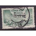 MEXICO 1950 YUCATAN RAILWAY 25c VALUE USED SG866