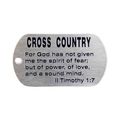Cross Country Track Stainless Steel Dog Tag Nec...
