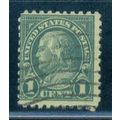 Used 581 1c Benjamin Franklin Average A16301