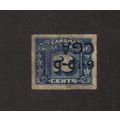 FX98 - #CGA, March 1936 (Tobacco Overprint) - Canada Excise Tax Revenue Stamp