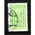 AUSTRIA 1922 SG 482 160K GREEN FINE USED #5