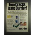 1983 True Filter Cigarettes Ad - True Cracks
