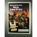 1993 Old Gold Filters Cigarettes Ad - New Low Price