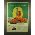 1947 White Motor Company Trucks Ad - Around the corner from you