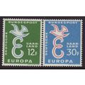 Saar - Germany 1957 SG 399-400 UMM - Europa/CEP...