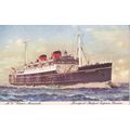 MV Ulster Monarch Ship Belfast Steamship Co Old...