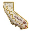 California The Golden State Foil Fridge Magnet