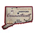 Connecticut The Constitution State Foil Fridge ...