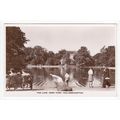 The Lake West Park Wolverhampton Postcard RP St...