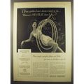1956 Warner's Sta-Flat Girdles Ad - What girdles have always tried to do