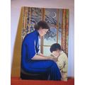 CHINESE CHRISTIAN MOTHER AND CHILD unused postc...
