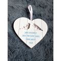 Hanging Bird Heart Sign For Indoor Decoration