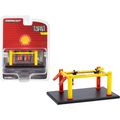 Adjustable Four-Post Lift "Shell Oil" Yellow "F...