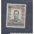 Southern Rhodesia stamps. 1937 George VI 2s MH ...