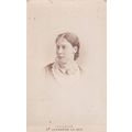 VICT.CDV PHOTO -LADY, HIGH LACY COLLAR BY ROGER...