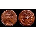 Australia Two Cent 1975 Used Coin Frilled neck-...