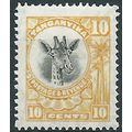 Tanganyika 1925 SG90 10c Orange-Yellow Mounted ...