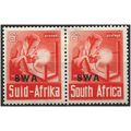 South West Africa 1941 SG119 6d Red-Orange WAR ...