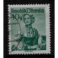 AUSTRIA 1948 PROVINCIAL COSTUMES 40g GREEN WIEN...