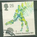 GREAT BRITAIN - 1991 Dinosaurs - 26p Stegosauru...