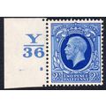 Sg443 N56b 21/2d Brt Blue Y36 8dot control reto...