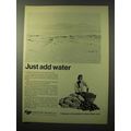 1964 Hawker Siddeley Petter Engines Ad - Just Add Water