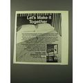 1972 Ramada Inn Ad - Let's Make It Together