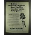 1973 Avis Rent-a-Car Ad - Easier Handling