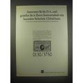 1990 American Express Card Ad (in German)- Antworten Sie bis 23.6.