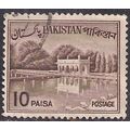 Pakistan 10 paisa Brown used stamp ( D414 )