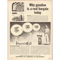 STANDARD OIL COMPANY OF CALIFORNIA 1954 gasolin...