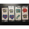 Set of 8 new sealed cereal promotional stickers...