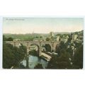 Standard size printed postcard Bridge Knaresbor...