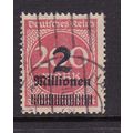 GERMANY 1923 SURCHARGE 2 millionen on 200m USED...