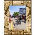 Mackinac Island Michigan Laser Engraved Wood Pi...