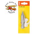 Traditional 5oz Metal Plumb Plum Bob And 15 ft ...