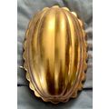 Oval Copper Tone Jello Mold 2 1/2 cup w/Wall Ha...