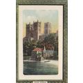 EC171 DURHAM CATHEDRAL. COLOURED PRINTED POSTCARD