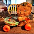 Old Vintage Original Fisher Price Teddy Zilo # ...