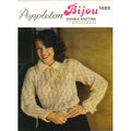 Poppleton 1489 Knitting Pattern for Lady's 'Bij...