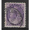 CANADA 1898 2c VIOLET QUEEN VICTORIA SG154 FINE...