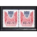 CVP32 47c Shield Very Fine MNH Pair PA5018