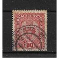 Austria.SG259 80h Arms of Austria (Brown).Fine ...