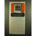 1965 Allen-Bradley Bulletin 715 Two-Speed Starter Ad