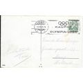 Austria Olympic Slogan Cancel 1936 on postcard ...